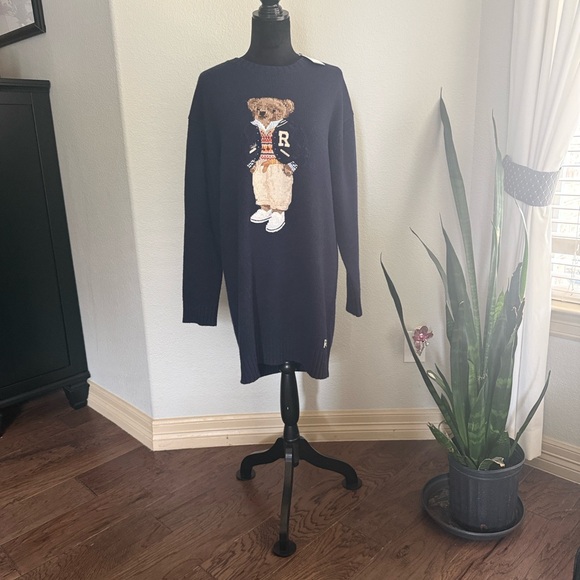 NWT, Polo Bear sweater Dress - Picture 3 of 11